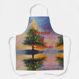 Symbol der Weihnacht Schürze