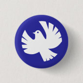 Symbol der weißen Friedenstruppe Button (Vorderseite)