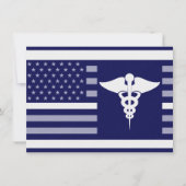 Symbol der weißen Linie Einladung (Vorderseite)