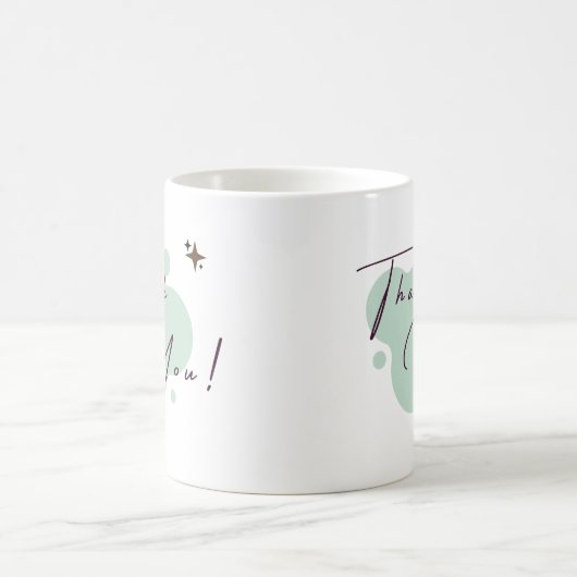 Symbol der Wertschätzung: Sinnvoll "Danke" Kaffeetasse (Mittel)