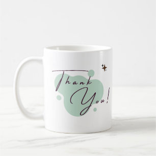 Symbol der Wertschätzung: Sinnvoll "Danke" Kaffeetasse