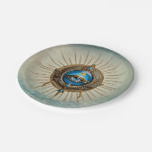 Symbol des ägyptischen Sehens, Pappteller (Schrägansicht)