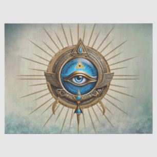 Symbol des ägyptischen Sehens, Seidenpapier