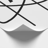 Symbol des Atheismus (Atom Emblem) Geschenkpapier (Ecke)