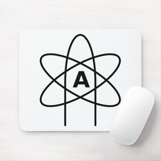 Symbol des Atheismus (Atom Emblem) Mousepad (Mit Mouse)