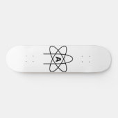 Symbol des Atheismus (Atom Emblem) Skateboard (Horizontal)