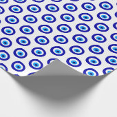 Symbol des bösen Auges Geschenkpapier (Ecke)