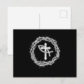Symbol des Christentums Kreuzfisch Jesus Christus  Postkarte (Vorne/Hinten)