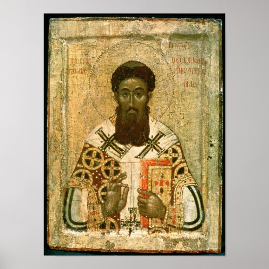 Symbol des Erzbischofs von St. Gregor Thessaloniki Poster (Vorne)