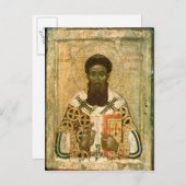 Symbol des Erzbischofs von St. Gregor Thessaloniki Postkarte (Vorne/Hinten)