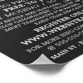 Symbol des Fahrrads, Werbung im Fahrradklub Poster (Ecke)