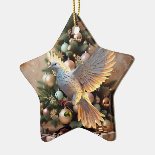 "Symbol des Friedens" Keramik Ornament (Links)