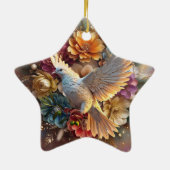 "Symbol des Friedens" Keramik Ornament (Hinten)