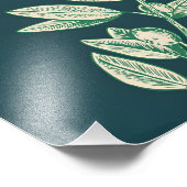 Symbol des Friedens: Olive Branch mit Oliven Fotodruck (Ecke)