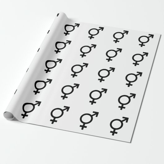 Symbol des Geschlechts Geschenkpapier (Ungerollt)