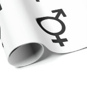 Symbol des Geschlechts Geschenkpapier (Rolleneckpunkt)