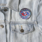 Symbol des Glücks / Fliesenkunst Button (Beispiel)