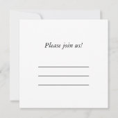 Symbol des grünen Karos Einladung (Rückseite)