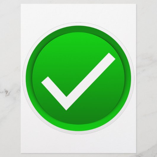 Symbol des grünen Karos Flyer (Vorne)