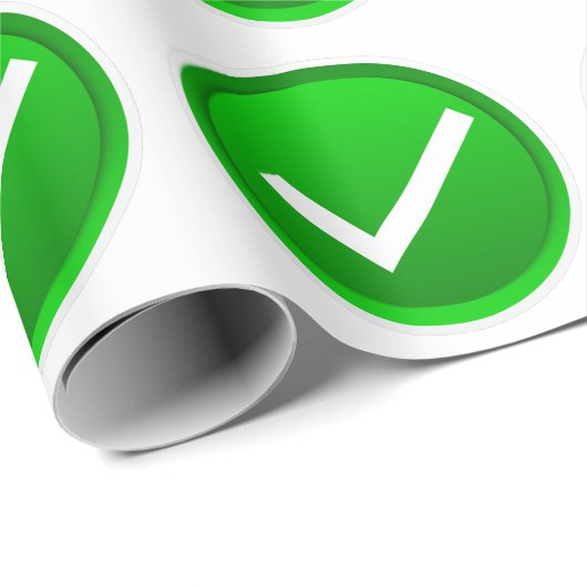 Symbol des grünen Karos Geschenkpapier (Rolleneckpunkt)