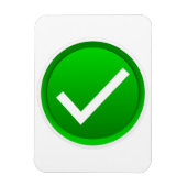 Symbol des grünen Karos Magnet (Vertikal)