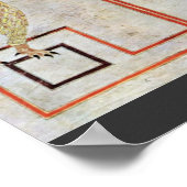 Symbol des Hl. Markus (Löwe) von Meister des Evang Poster (Ecke)