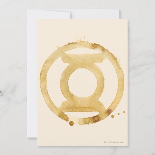 Symbol des Kaffees Einladung (Vorderseite)