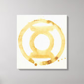 Symbol des Kaffees Leinwanddruck (Vorderseite)