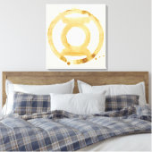 Symbol des Kaffees Leinwanddruck (Insitu (Schlafzimmer))