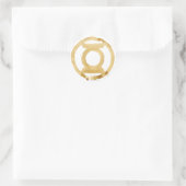 Symbol des Kaffees Runder Aufkleber (Tasche)