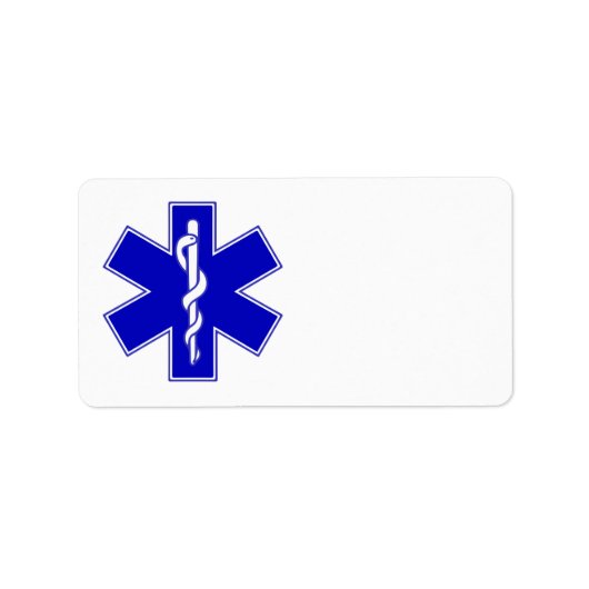 Symbol des Lebens Adressaufkleber (Vorne)