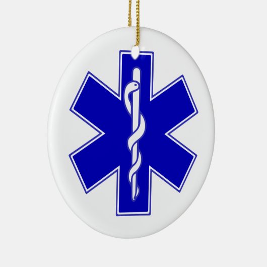 Symbol des Lebens - personalisierter Text Keramikornament (Rechts)