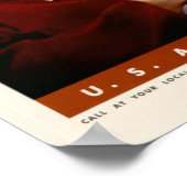 Symbol des Lebensversicherungskorps des Zweiten We Poster (Ecke)