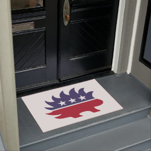 Symbol des libertären Party Fußmatte
