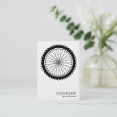 Symbol des Mountain Bike Wheels Visitenkarte (Stehend Vorderseite)