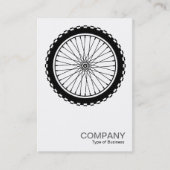 Symbol des Mountain Bike Wheels Visitenkarte (Vorderseite)