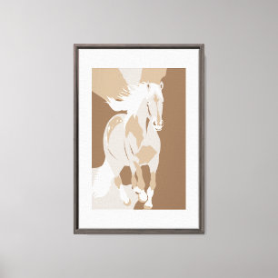 Symbol des Pferdes Leinwanddruck