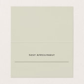 Symbol des Psychologen Visitenkarten (Innenseite Aufgefaltet)