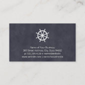 Symbol des Schiffskörpers Visitenkarte (Rückseite)