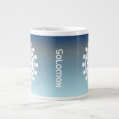 Symbol des Sonnenrads - Personalisiert Jumbo-Tasse (Vorderseite)