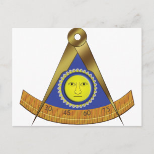SYMBOL DES VERGANGENEN MASTERS POSTKARTE
