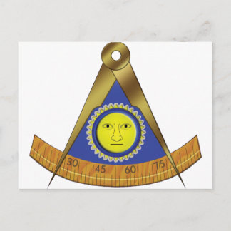 SYMBOL DES VERGANGENEN MASTERS POSTKARTE