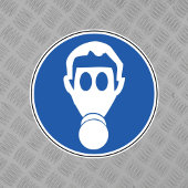 Symbol des Verschleissattragenschutzes Aufkleber