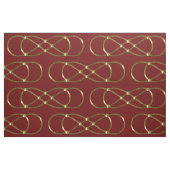 Symbol Double Infinity - antikes Gold + Backgr. Stoff (Fat Quarter (45,7 x 55,9 cm))