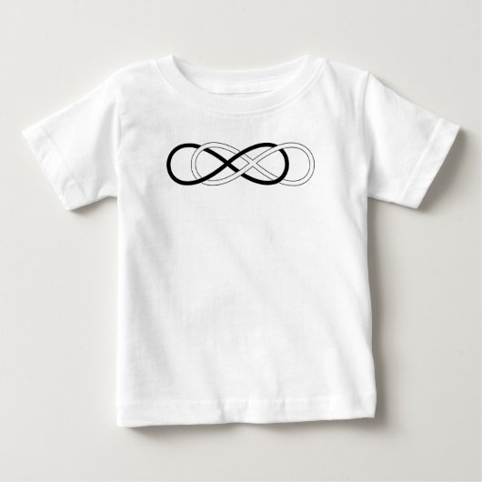 Symbol Double Infinity Baby T-shirt (Vorderseite)