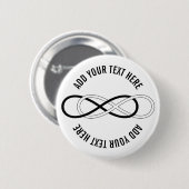 Symbol Double Infinity Button (Vorne & Hinten)