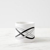 Symbol Double Infinity Espressotasse (Vorderseite)