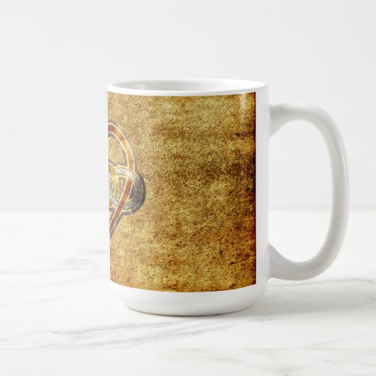 Symbol Double Infinity Heart BiColor Kaffeetasse (Rechts)