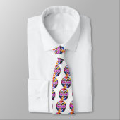 Symbol Double Infinity Herz farbenfroher Glanz Krawatte (Gebunden)