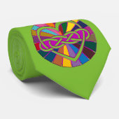 Symbol Double Infinity Herz farbenfroher Glanz Krawatte (Gerollt)